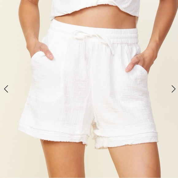 Monrow Gauze Shorts